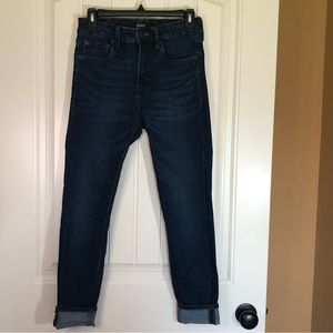 Aero High Rise Women’s Skinny Jeans, Size 6, Dark Wash